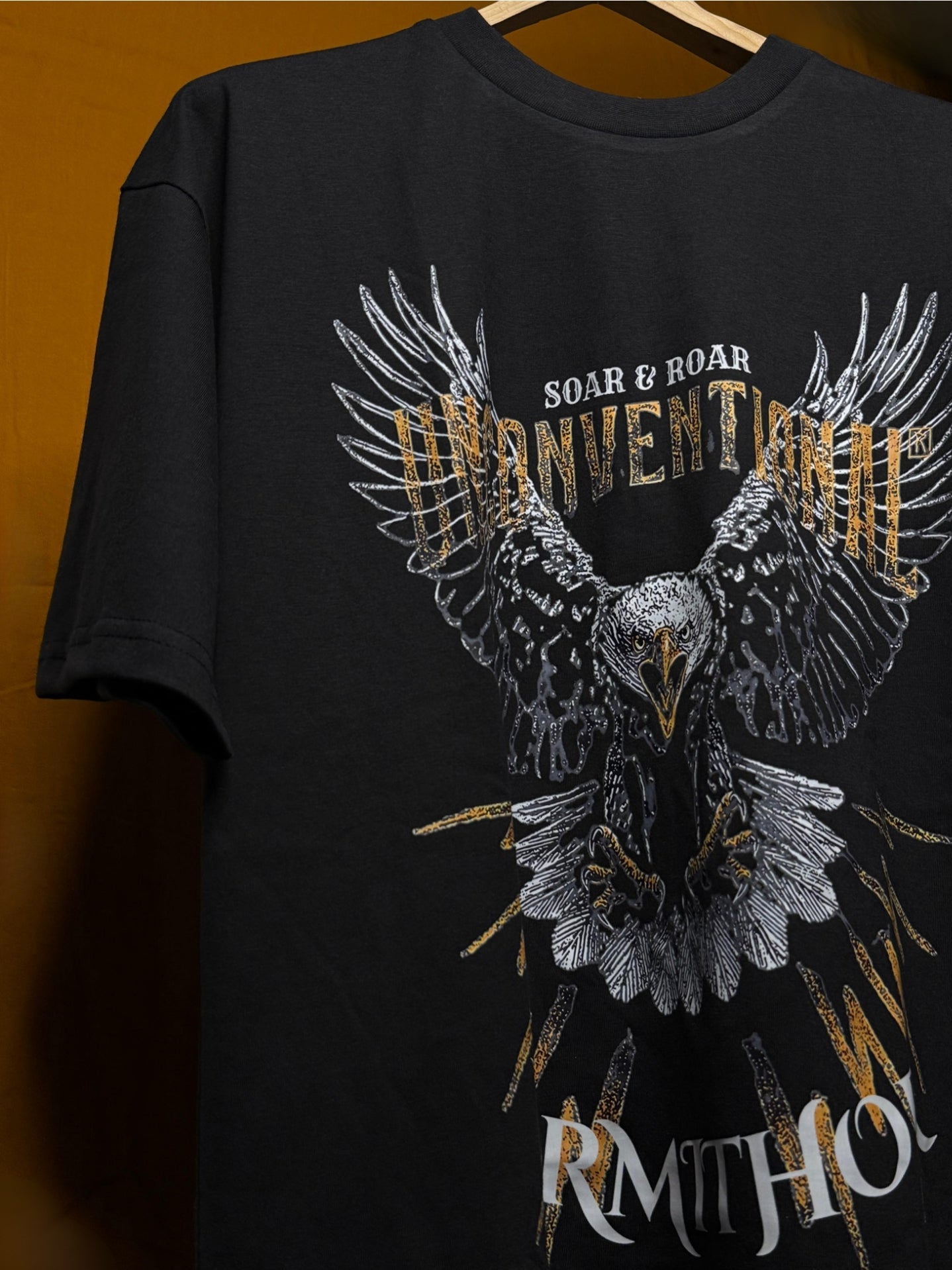 Eagle Unconventional Black Oversized Tee