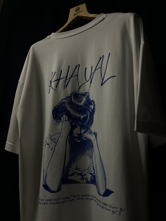 KHAYAL white oversized T-shirt